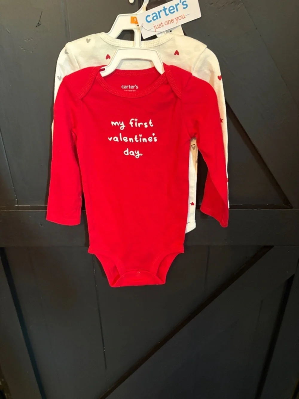 Carter's Red Infant onesie